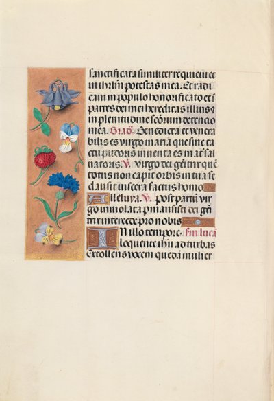 Hours of Queen Isabella the Catholic, Queen of Spain: Fol. 90v, c. 1500 by Master of the First Prayerbook of Maximillian