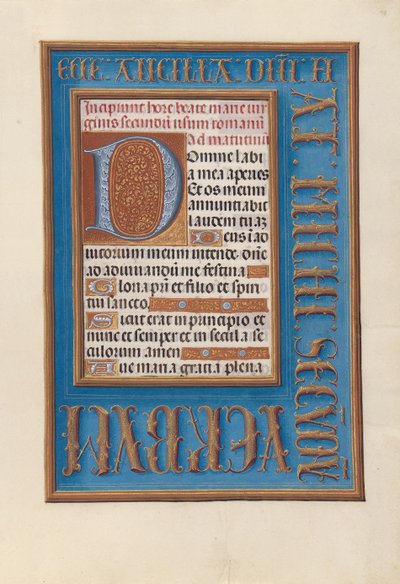 Hours of Queen Isabella the Catholic, Queen of Spain: Fol, 98r by Master of the First Prayerbook of Maximillian