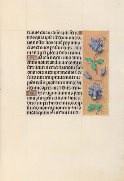 Hours of Queen Isabella the Catholic, Queen of Spain: Fol. 99r, c. 1500 by Master of the First Prayerbook of Maximillian