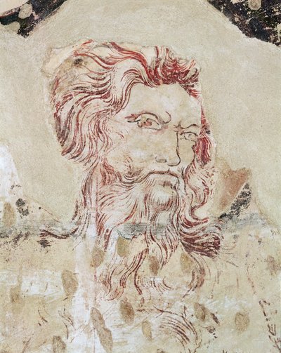 Detail of St Onuphrius and Scene from His Life by Master of the Fogg Pieta