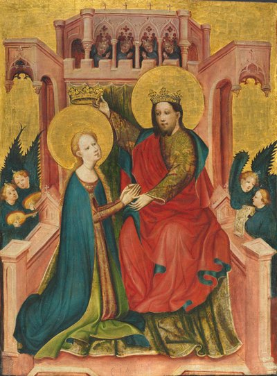 Coronation of the Virgin by Master of the Fröndenberg Altarpiece