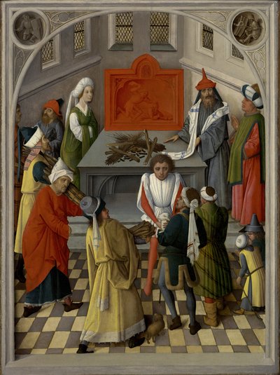 The Offering of the Jews by Master of the Gathering of