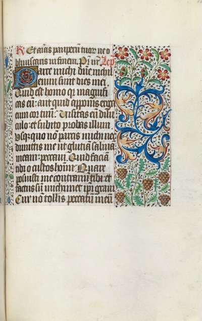 Book of Hours (Use of Rouen): fol. 115r by Master of the Geneva Latini