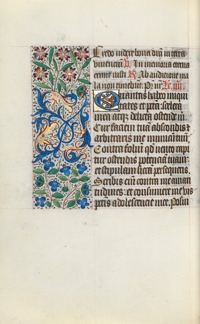 Book of Hours (Use of Rouen): fol. 122v by Master of the Geneva Latini