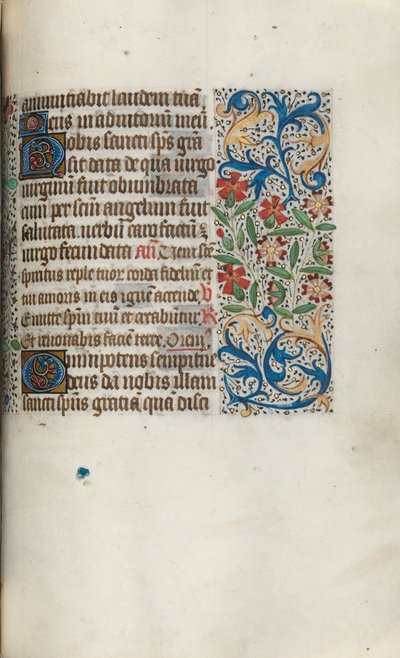 Book of Hours Use of Rouen: fol. 100r by Master of the Geneva Latini