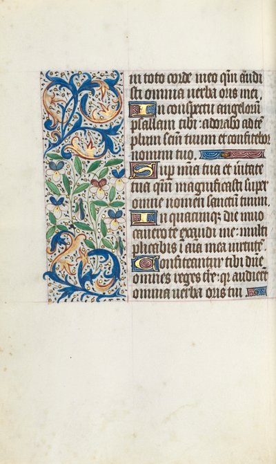 Book of Hours Use of Rouen: fol. 106r, c. 1470 by Master of the Geneva Latini
