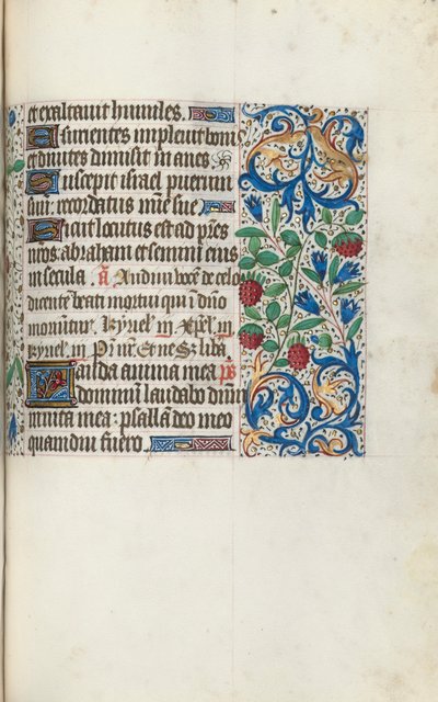 Book of Hours Use of Rouen: fol. 108r, c. 1470 by Master of the Geneva Latini