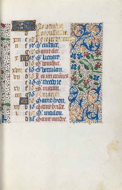 Book of Hours Use of Rouen: fol. 111r, c. 1470 by Master of the Geneva Latini