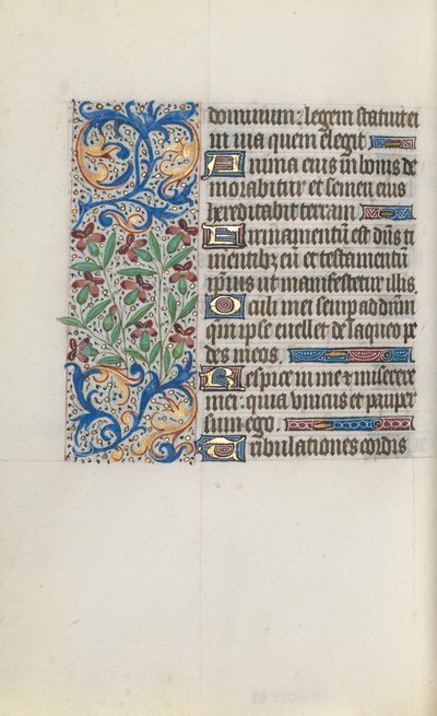 Book of Hours Use of Rouen: fol. 119v, c. 1470 by Master of the Geneva Latini