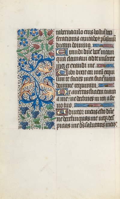 Book of Hours Use of Rouen: fol. 121v, c. 1470 by Master of the Geneva Latini