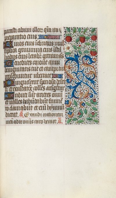 Book of Hours Use of Rouen: fol. 137r, c. 1470 by Master of the Geneva Latini