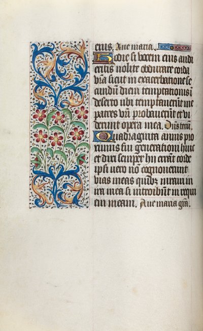 Book of Hours Use of Rouen: fol. 29v by Master of the Geneva Latini