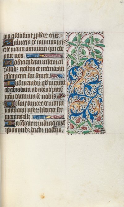 Book of Hours Use of Rouen: fol. 48r by Master of the Geneva Latini