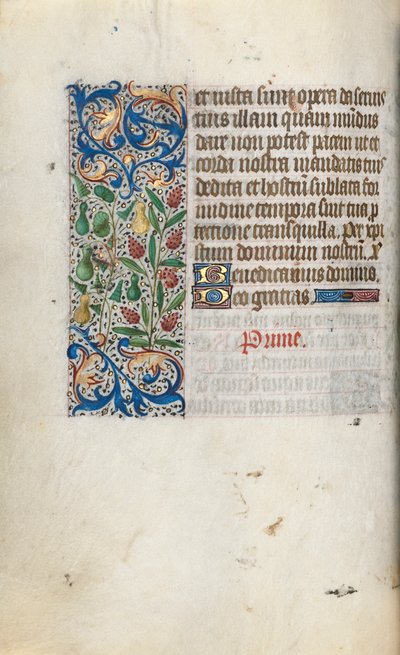 Book of Hours Use of Rouen: fol. 55v by Master of the Geneva Latini