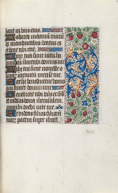 Book of Hours Use of Rouen: fol. 69r, c. 1470 by Master of the Geneva Latini