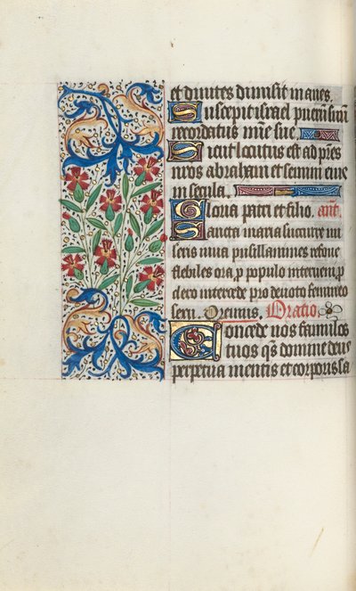 Book of Hours Use of Rouen: fol. 74v by Master of the Geneva Latini
