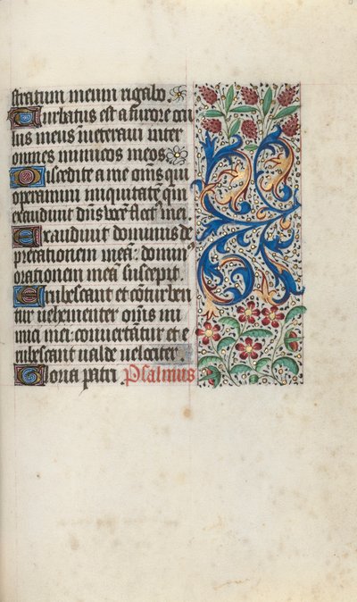 Book of Hours Use of Rouen: fol. 81r, c. 1470 by Master of the Geneva Latini