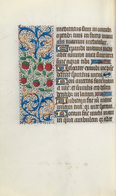 Book of Hours Use of Rouen: fol. 91v, c. 1470 by Master of the Geneva Latini