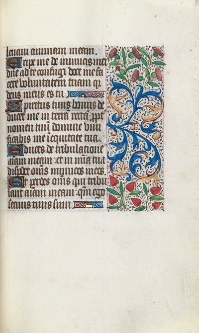 Book of Hours Use of Rouen: fol. 92r by Master of the Geneva Latini