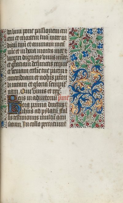 Book of Hours Use of Rouen: fol. 97r by Master of the Geneva Latini