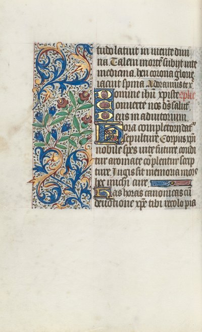 Book of Hours Use of Rouen: fol. 98v by Master of the Geneva Latini