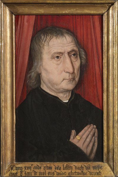 Portrait of Jan de Mol by Master of the Guild of Saint George at Malines