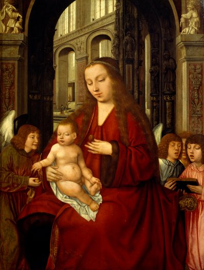 Madonna with Child by Master of the Holy Blood