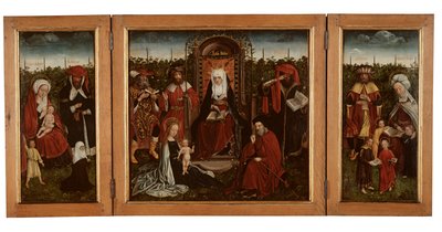 The Poortakker Triptych by Master of the Holy Family of St. Anne