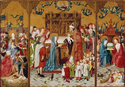 Altarpiece with the Seven Joys of Mary by Master of the Holy Kinship