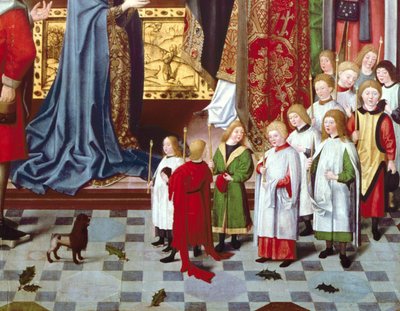 The Seven Joys of the Virgin Altarpiece (detail) by Master of the Holy Parent