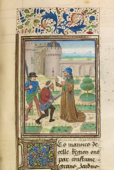 The Death of Parmenion, c. 1470-1475 by Master of the Jardin de vertueuse consolation