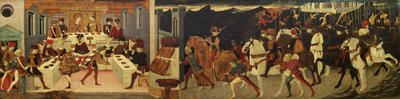 The Story of Alatiel, on Horseback and at a Banquet by Master of the Jarves Chest