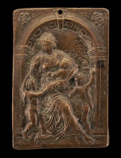 Allegory of Charity by Master of the Judgment of Solomon