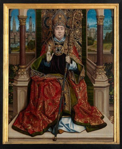 Central Panel of the Altarpiece of Saint Nicholas, c.1486-93 by Master of The Legend of St. Lucy