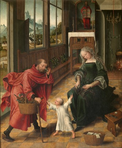 The Holy Family by Master of the Legend of St. Madeleine