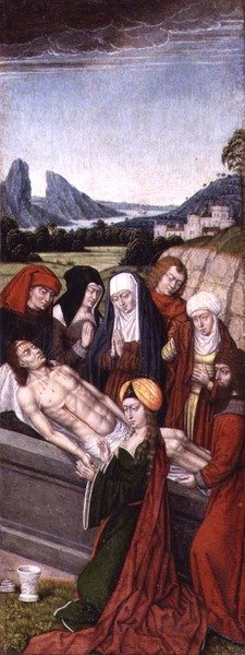 The Entombment by Master of the Legend of St. Ursula (circle)