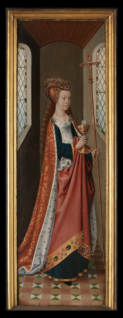 Allegorical figure of the Church, from the Legend of St. Ursula by Master of the Legend of St. Ursula