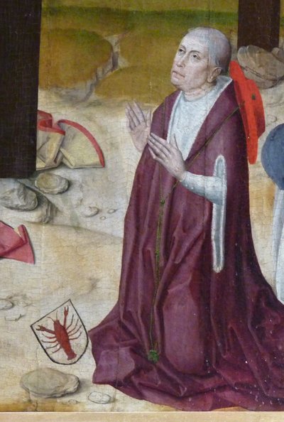 Nicholas of Cusa (Detail) by Master of the Life of the Virgin