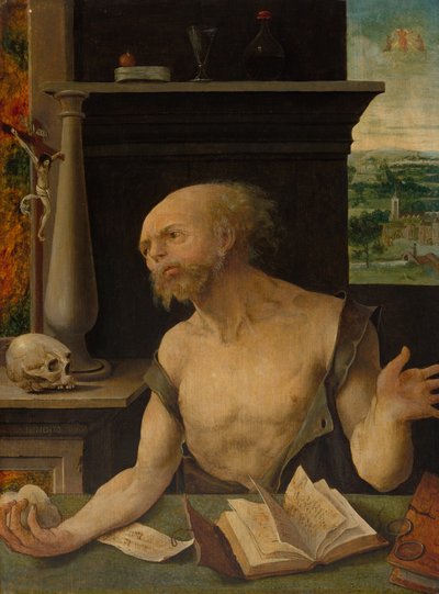 Saint Jerome in Penitence by Master of the Lille Adoration