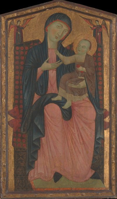 Madonna and Child Enthroned by Master of the Magdalen
