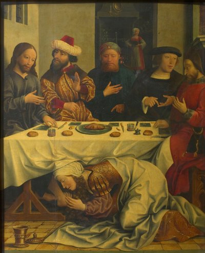 Christ at the House of Simon the Pharisee by Master of the Magdalen Legend