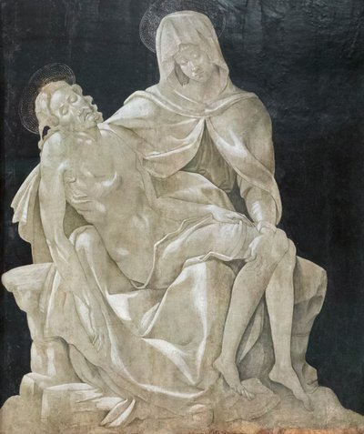 Mourning the Dead Christ (Pietà) by Master of the Manchester Madonna (attr. to)