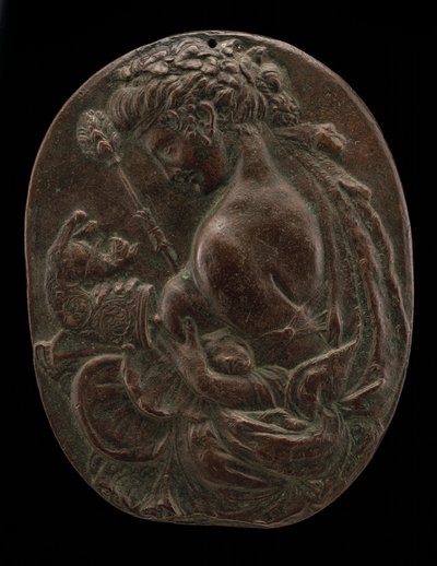 A Bacchante by Master of the Martelli Mirror