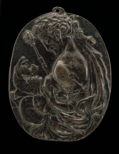 A Bacchante by Master of the Martelli Mirror