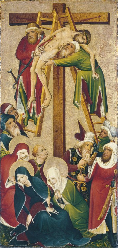 The Descent from the Cross by Master of the Middle Rhine