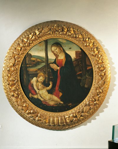 Madonna and Child with St. John by Master of the Miller Tondo (attr. to)