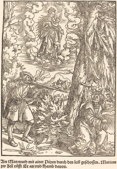 A Man with a Peasant Woman... by Master of the Miracles of Mariazell