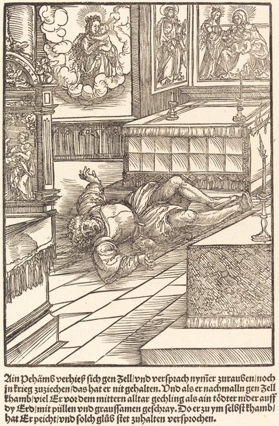 Ain Pehamss verheiss sich gen Zell ... by Master of the Miracles of Mariazell