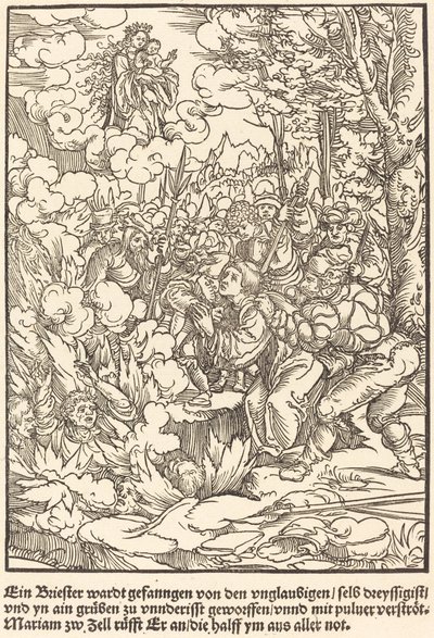 A Priest was Captured... by Master of the Miracles of Mariazell