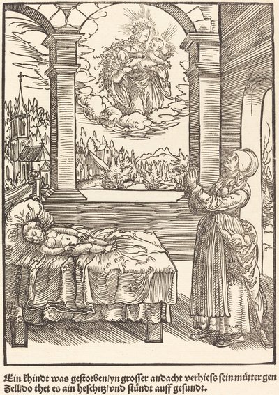 A Child Has Died... by Master of the Miracles of Mariazell